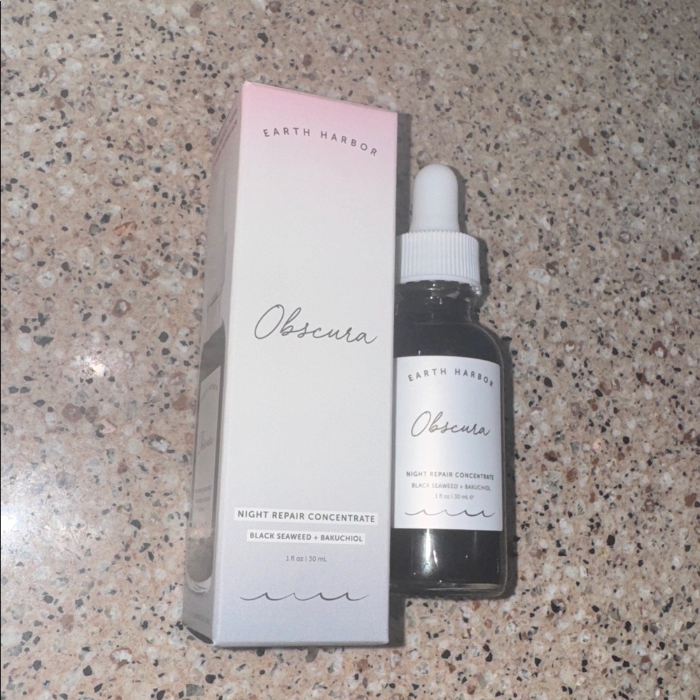 NWT earth harbor obscura detoxifying reset ampoule - night repair concentrate